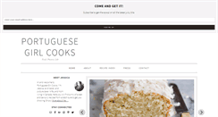 Desktop Screenshot of portuguesegirlcooks.com